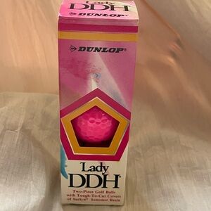 Lady maxfli DDH 3 pack pink golf balls-Dunlop. Brand new never used.